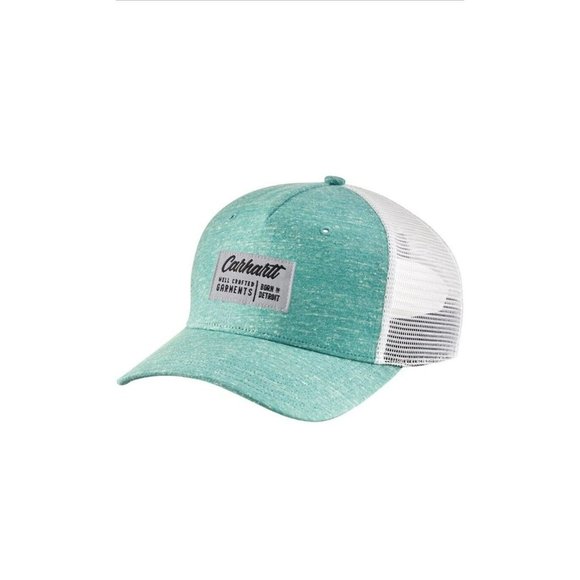 Carhartt Other - Carhartt Men's Mesh-Back Crafted Patch Cap - One Size Sea Green Snow Heather
